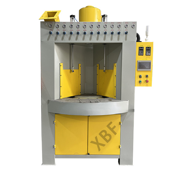 全自动转盘式喷砂机间歇式