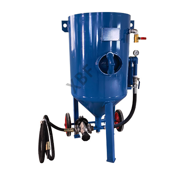 高压干式移动喷砂机